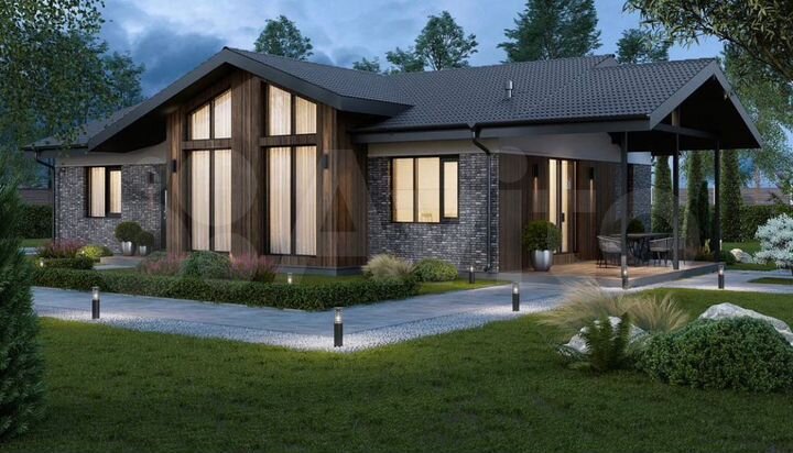 Дом 154 м² на участке 12 сот.