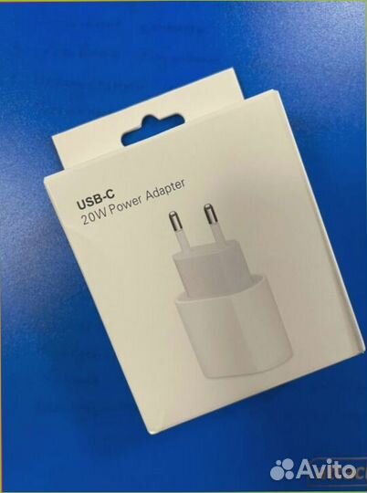 Блок питания для айфона type-c 20w