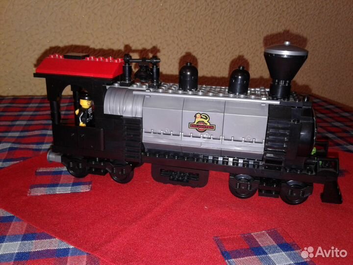 Паровоз конструктор Brick