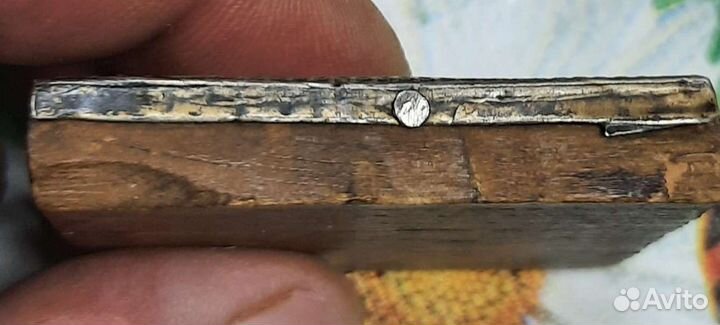 Икона серебро 84 Иверская Богородица миниатюра