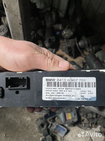 Блок управления печкой бмв 3 Е46 дорест