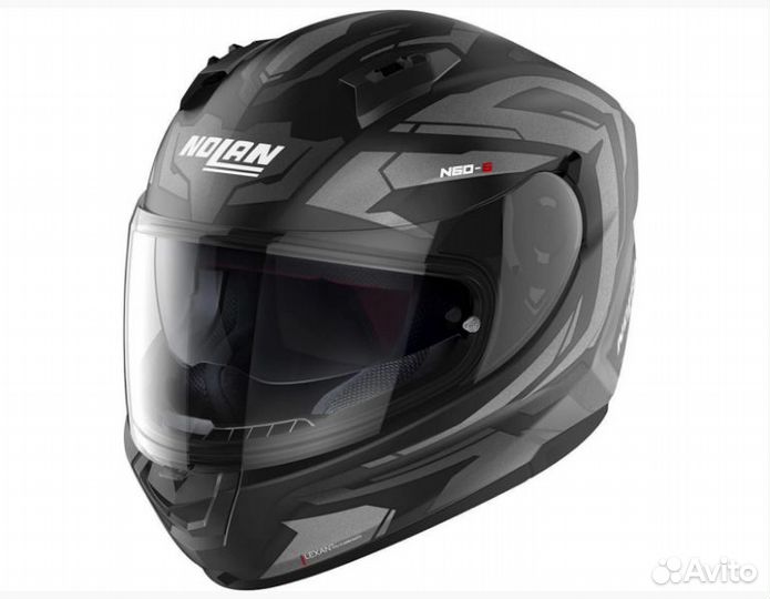 Мотошлем nolan N60-6 Anchor 20 Flat Black