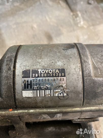 Стартер toyota