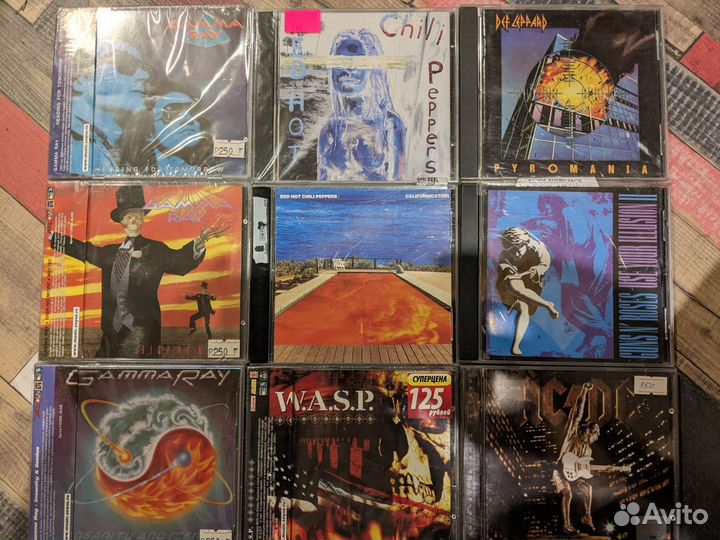 CD диски хард-рок