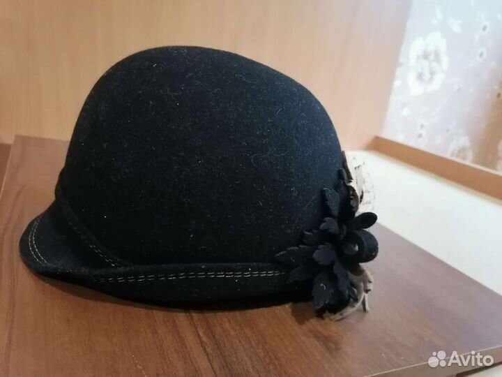 Шляпа фетровая женская новая