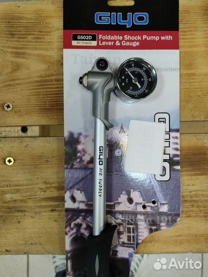 Насос giyo для амортизационных вилок велосипеда