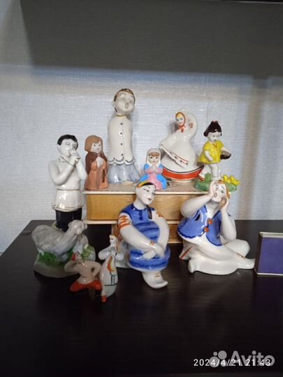 Фарфоровые статуэтки времён СССР