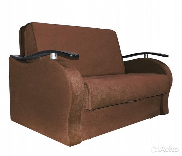 Диван-аккордеон Алекс-160 коричневый