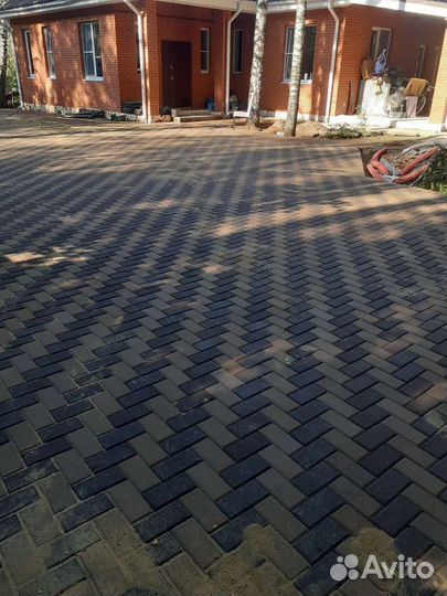 Укладка тротуарной плитки