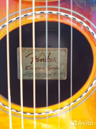 Гитара fender stratacoustic