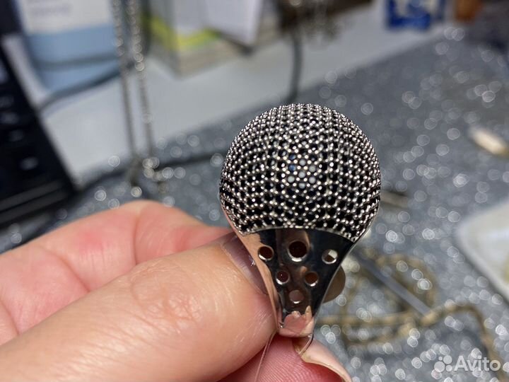Кольцо серебро 925