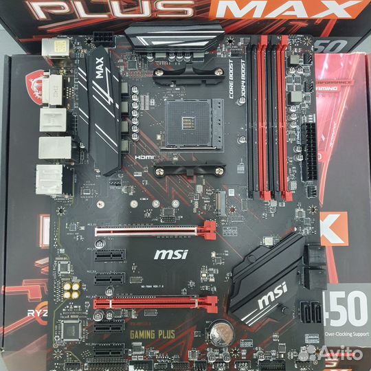 Материнская плата MSI B450 gaming plus MAX AM4