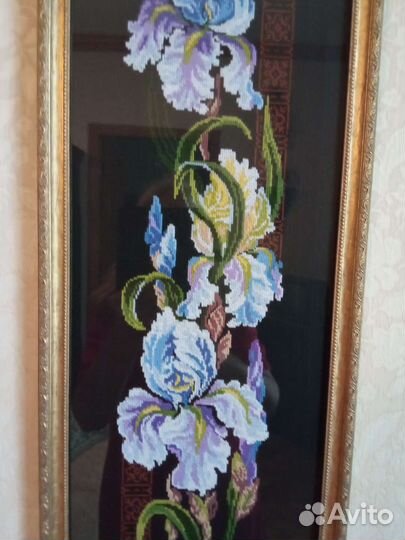 Набор для вышивания крестом(остатки) цена за два