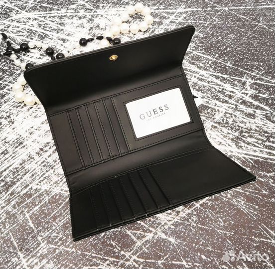 Кошелек-органайзер guess violet slim