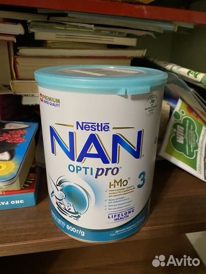 Смесь nan optipro 3 800 грамм