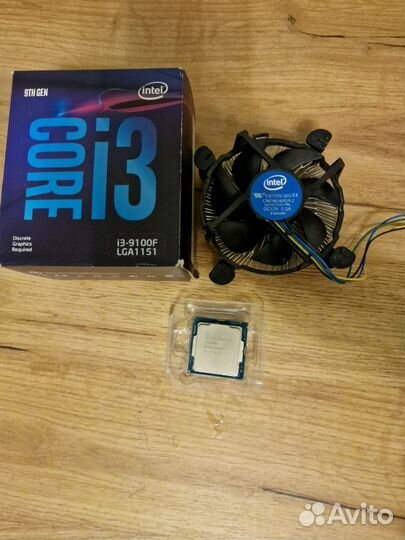 Процессор intel core i3 9100f