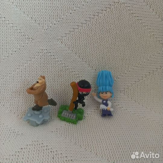 Игрушки из киндера (Маша, Барбоскины, монстрики)