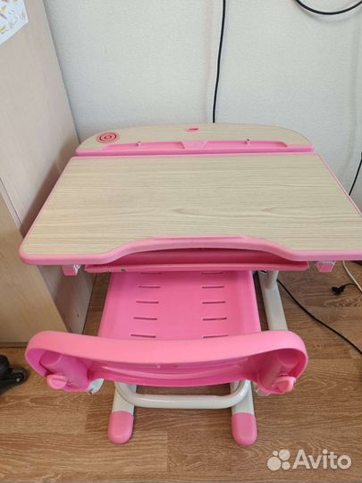 Растущая парта и стул fun desk