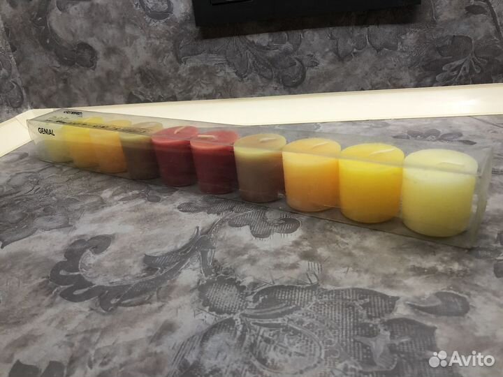 Свечи IKEA genial набор 10 шт. новые