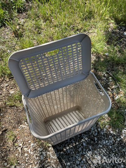 Корзина плетеная для белья