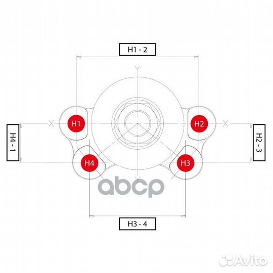 CB0083 опора шаровая передняя верхняя замена CB