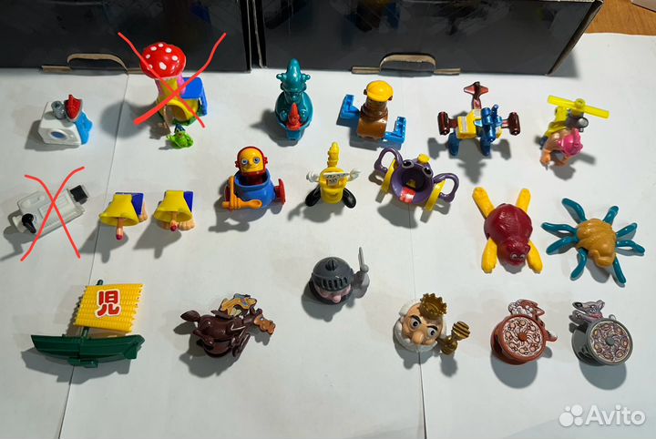 Игрушки из киндера 90х