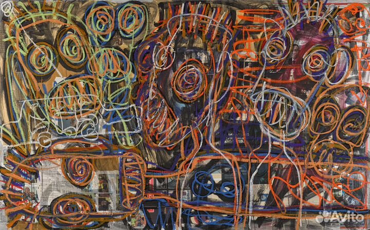 Подлинная Картина Aboudia Абдулай Диарасуба