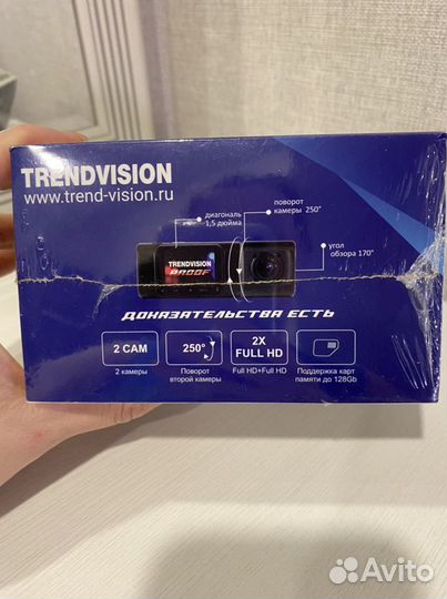 Видеорегистратор trendvision proof PRO. Новый