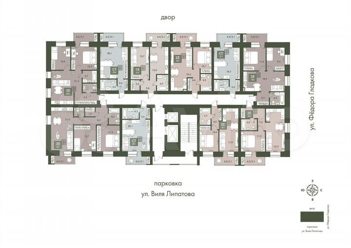 Квартира-студия, 27,1 м², 9/16 эт.
