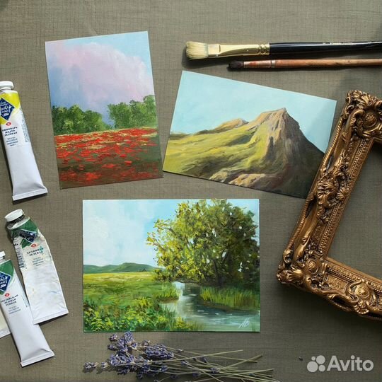 Этюды маслом