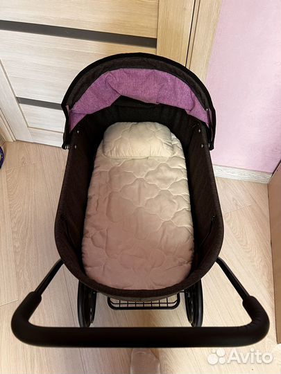 Коляска для кукол с пупсом