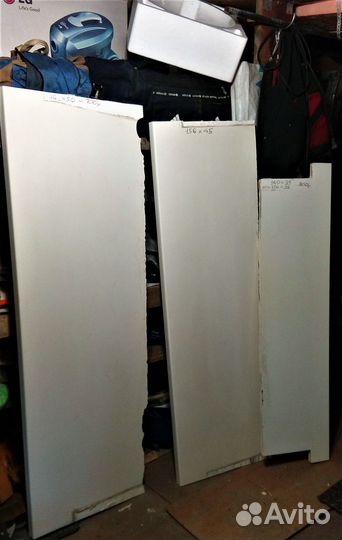 Подоконники пластиковые Б/У