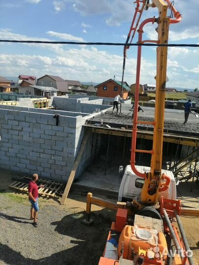 Услуги бетононасоса
