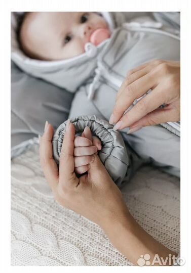 Конверт на выписку с комбинезоном