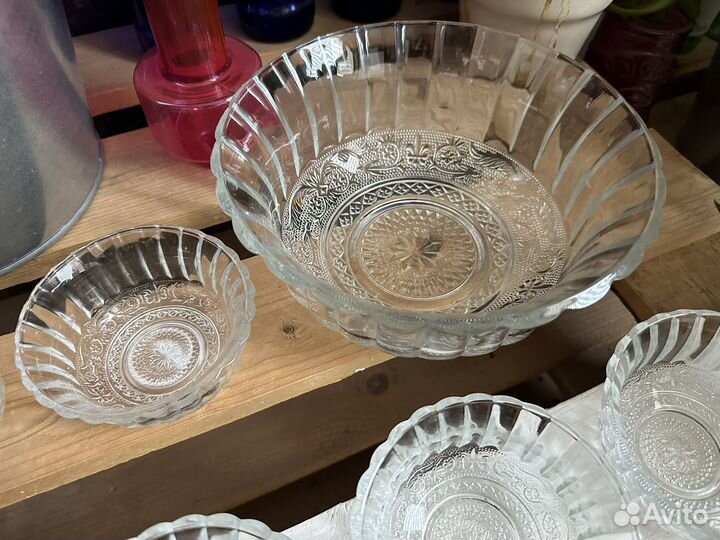 Набор мисок пиалок (сервиз) из 7 предметов