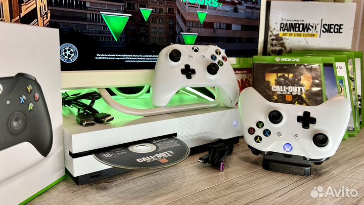 Xbox One S + 947 Игр с гарантией и Доставкой