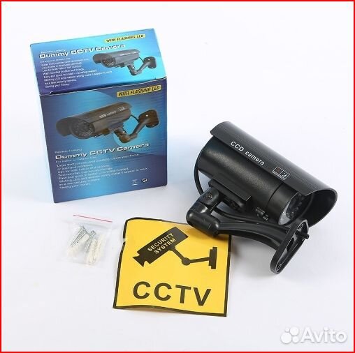 Муляж камеры видеонаблюдения с LED подсветкой