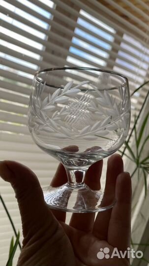 Рюмки и фужеры хрусталь