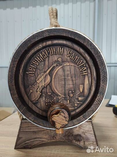 Дубовая бочка на 5 литров новая