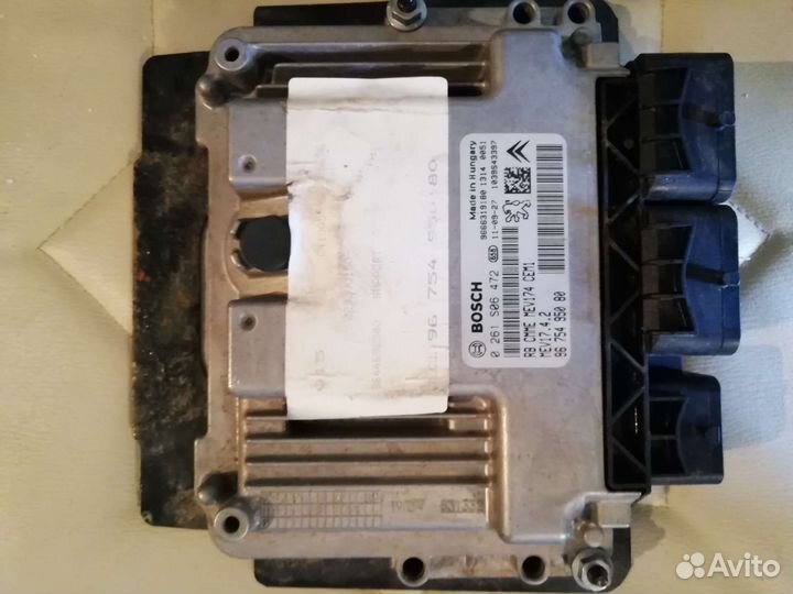 Блок эбу ситроен