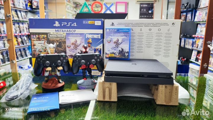 Sony PS4 Slim 1TB(2208) 700+ Игр 2 Геймпада