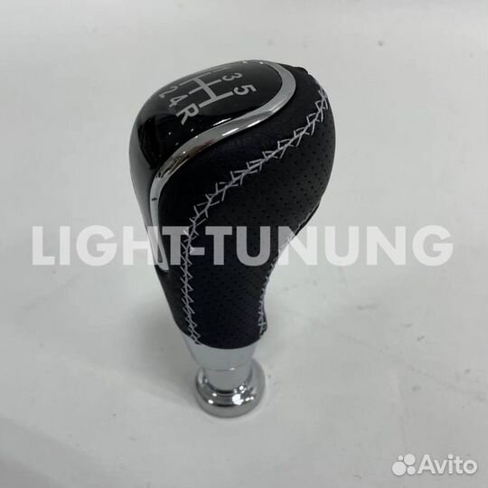 Ручка кпп Веста в коже