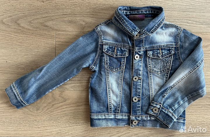 Джинсовка для девочки 104