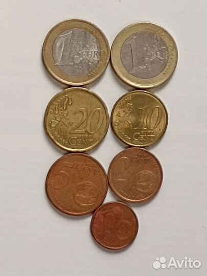 Евроценты (Испания, Франция, Португалия)