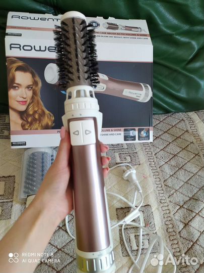 Фен щетка вращающаяся rowenta