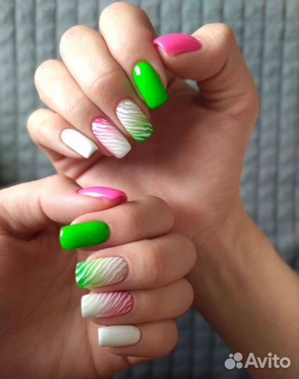 Маникюр,педикюр,укрепление ногтей гель лаком