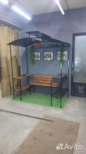 Мангал с крышей от производителя