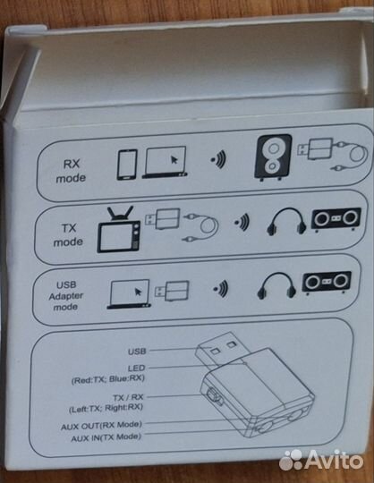 Блютуз аудио адаптер ZF-169 Plus