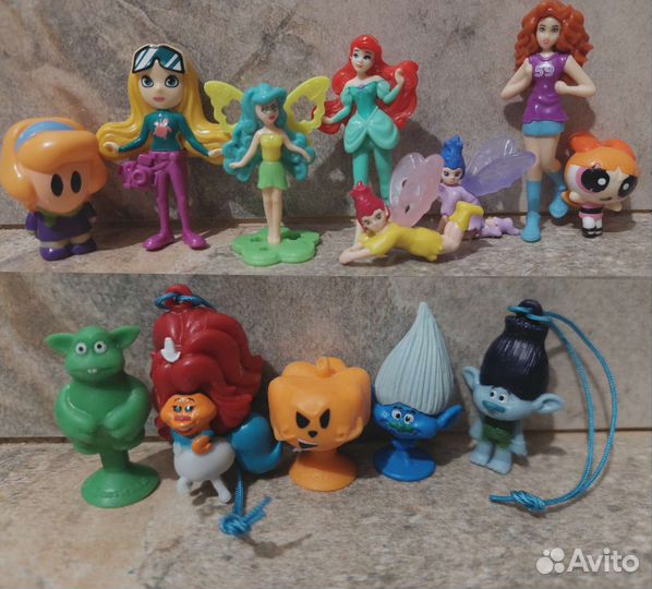 Игрушки из киндера и тд