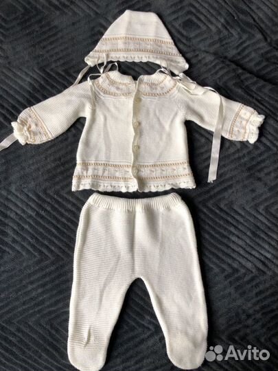 Детский вязанный комплект